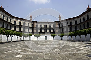 Monastery in Puebla. Mexico