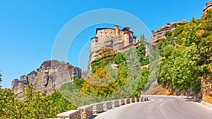 The Monastery of Rousanou in Meteora