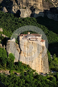 Monastery of Rousanou in Meteora in Greece