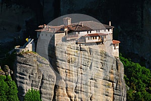 Monastery of Rousanou in Meteora in Greece