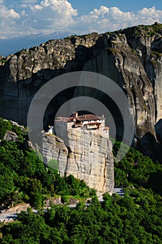 Monastery of Rousanou in Meteora in Greece