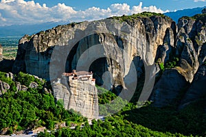 Monastery of Rousanou in Meteora in Greece