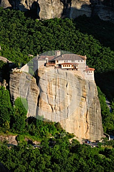 Monastery of Rousanou in Meteora in Greece