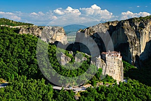 Monastery of Rousanou and Monastery of St. Stephen in Meteora in Greece