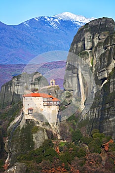 Monastery of Rousanou or St. Barbara Monastery at Meteora.