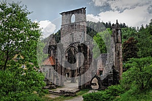 The monastery ruins of All Saints Allerheiligen in Oppenau. Black Forest, Germany, Europe