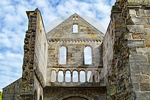 Monastery ruins in Paulinzella in Thuringia