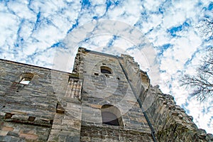 Monastery ruins in Paulinzella in Thuringia