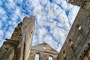 Monastery ruins in Paulinzella in Thuringia