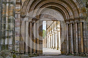 Monastery ruins in Paulinzella in Thuringia