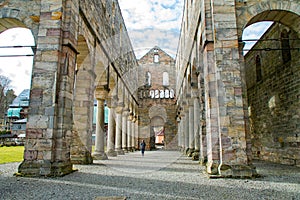 Monastery ruins in Paulinzella in Thuringia