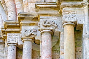 Monastery ruins in Paulinzella in Thuringia Germany photo