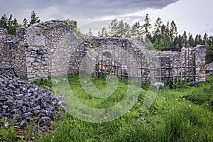 Monastery ruins in Slovak Paradise