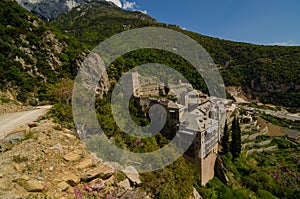 The monastery of Saint Paul, Mount Athos
