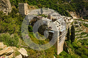 The monastery of Saint Paul, Mount Athos, Greece