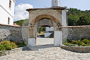 Main gate of Monastery Prohor Pcinjski in Serbia photo