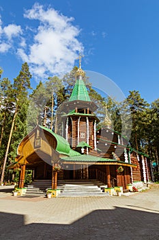 The monastery of the Saint Regal Martyrs in Ganina Yama tract, Russia, Ekaterinburg,