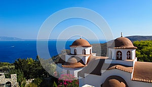 Monastery of Saint Savvas on the Greek island of Kalymnos