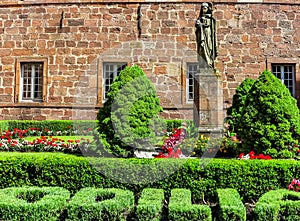 Monastery Sainte Odile patroness of Alsace, France