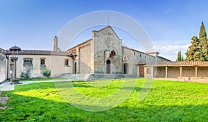 Monastery of San Francesco on Fiesole hill in Firenze, Italy