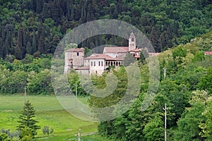 Monastery of San Pietro in Lamosa on the Iseo lake photo