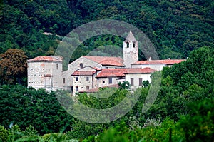 The monastery of San Pietro in Lamosa,Italy