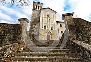 Monastery, Sanctuary Saint Vittore and Saint Corona near Anzu, Feltre, Italy photo