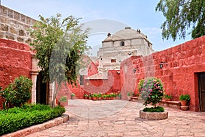 Monastery of Santa Catalina de Siena in Arequip, Peru