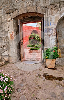 Monastery of Santa Catalina de Siena in Arequip, Peru