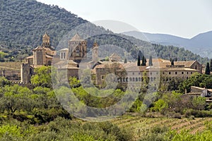 Monastery of Santa Maria de Poblet overview photo