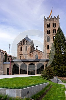 Monastery of Santa Maria de Ripoll, Catalonia, Spain. Founded in 879, it is considered the cradle of the Catalan nation