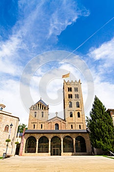 The Monastery of Santa Maria de Ripoll rebuilt 1886 in Ripoll,