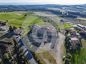 The monastery of Santa Maria de Serrateix, Viver and Serrateix, in the Catalan region of Bergada. Catalonia Spain photo