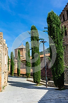 Monastery of Santa Maria in Ripoll, Catalonia, Spain.