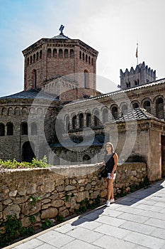 Monastery of Santa Maria in Ripoll, Catalonia, Spain.