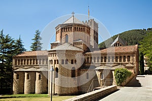 Monastery of Santa Maria in town of Ripoll, Spain