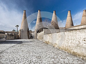Monastery of Santa MarÃÂ­a de las Cuevas. La Cartuja, Sevilla, Spain . Oven for manufacturing ceramic. photo