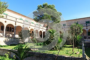 Monastery Santuari de Cura on Puig de Randa, Majorca photo