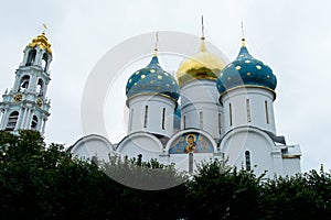 The monastery on the Sergiev town near Moscow