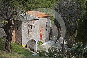 Monastery at Skiathos island in Greece