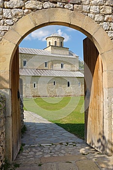 Monastery Sopocani, Serbia photo