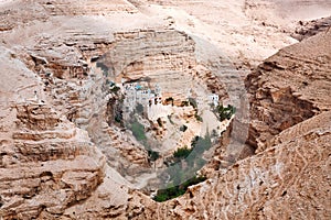 Monastery of St. George in Judean desert.