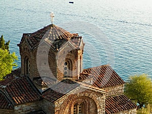 Monastery of St. John at Kaneo, Ohrid, Macedonia.