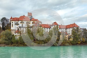 Monastery St. Mang at the river Lech