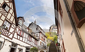 Monastery stairs in Beilstein on the Moselle