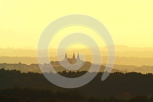 Klášter na západ slunce slovinsko 