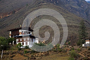 Monastery, Tamchhog Lhakhang, Bhutan