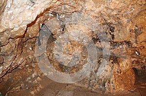 The Monastery Of The Temptation. The Grotto where the Devil ask Jesus to turn a stone into bread, Jericho, Palestine