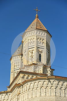 Monastery of the Three Hierarchs Trei Ierarhi Monastery - landmark attraction in Iasi, Romania.