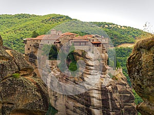 The Monastery of Varlaam, one the monasteries at Meteora site, Greece